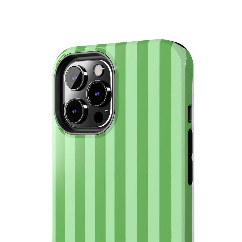 Striped Green Phone Case