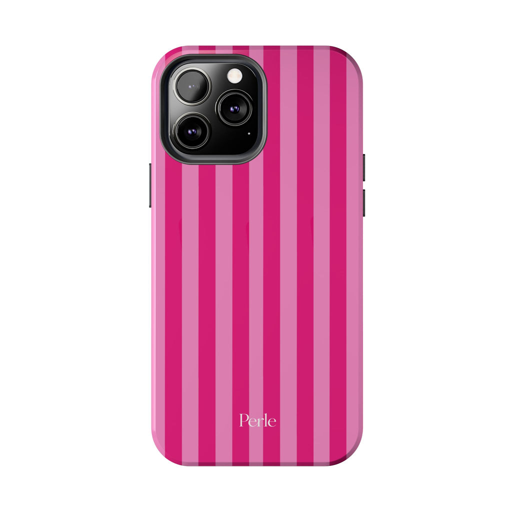 Bubblegum Striped Phone Case