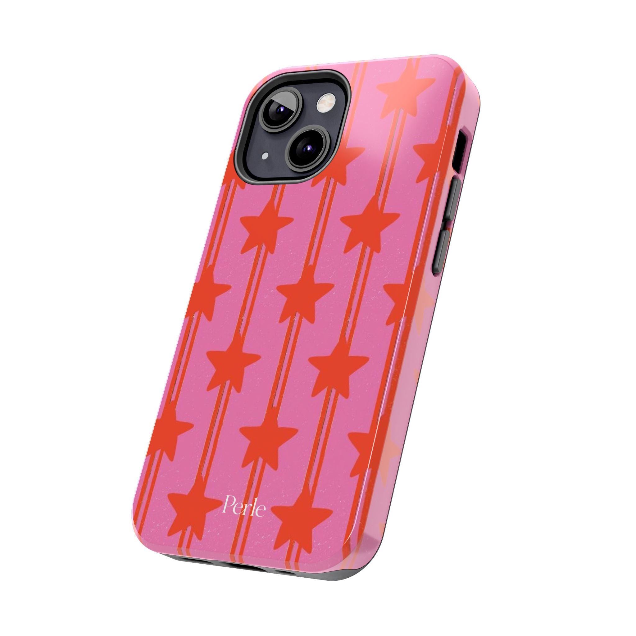 Pink Star Stripe Phone Case