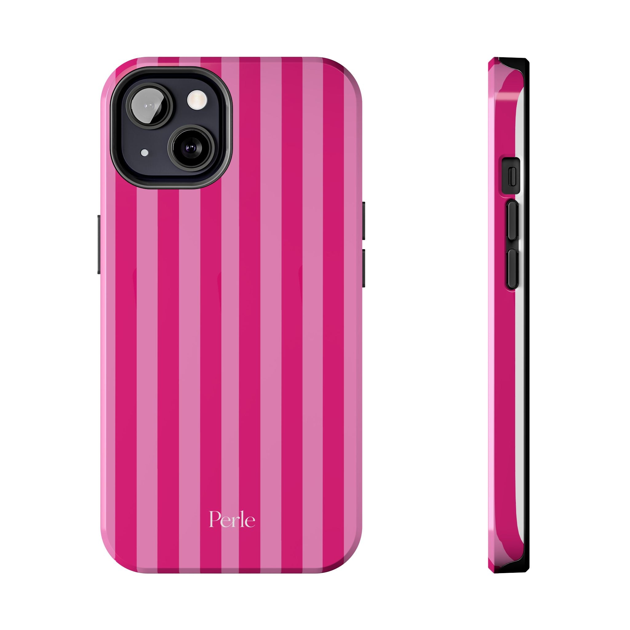 Bubblegum Striped Phone Case