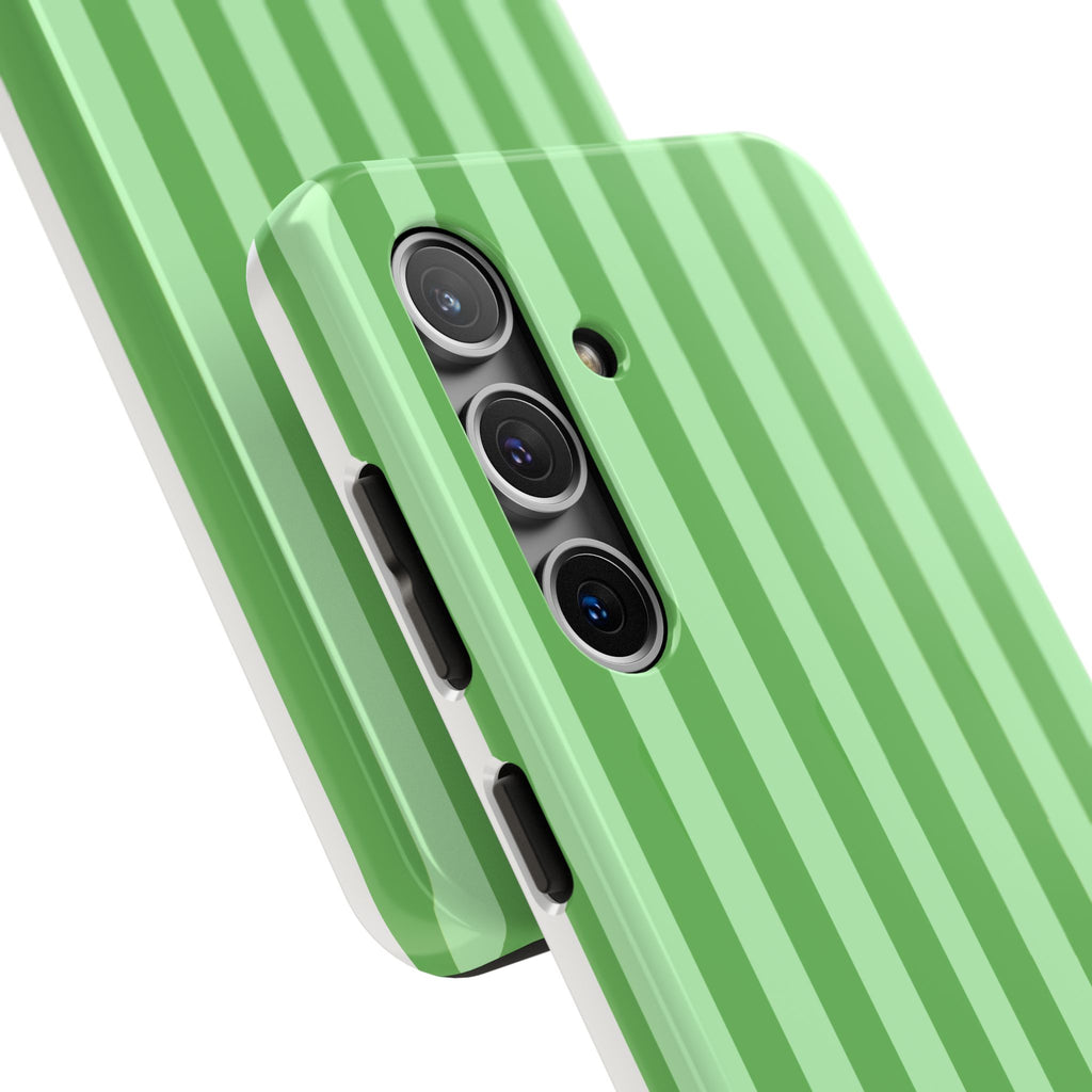 Striped Green Phone Case
