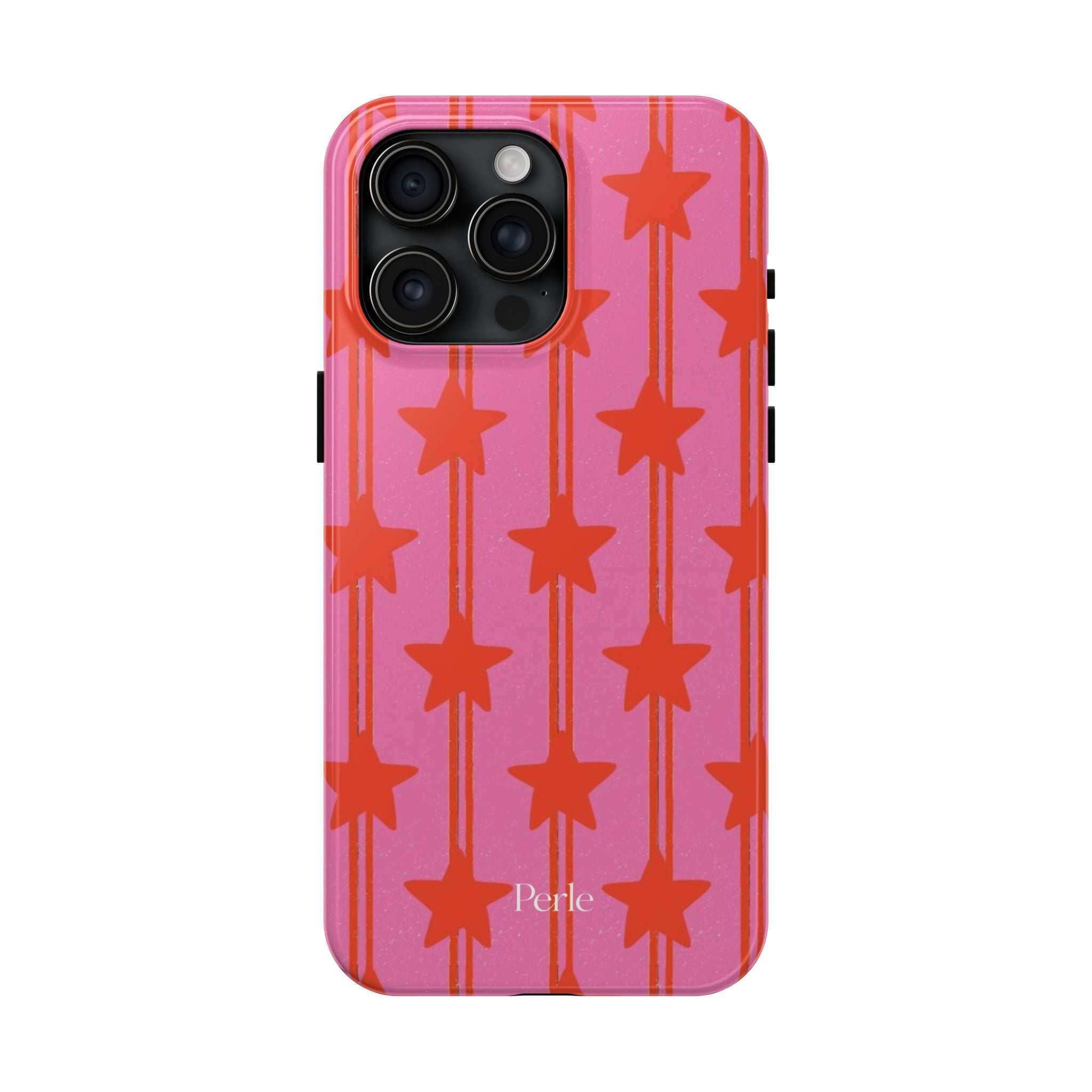 Pink Star Stripe Phone Case