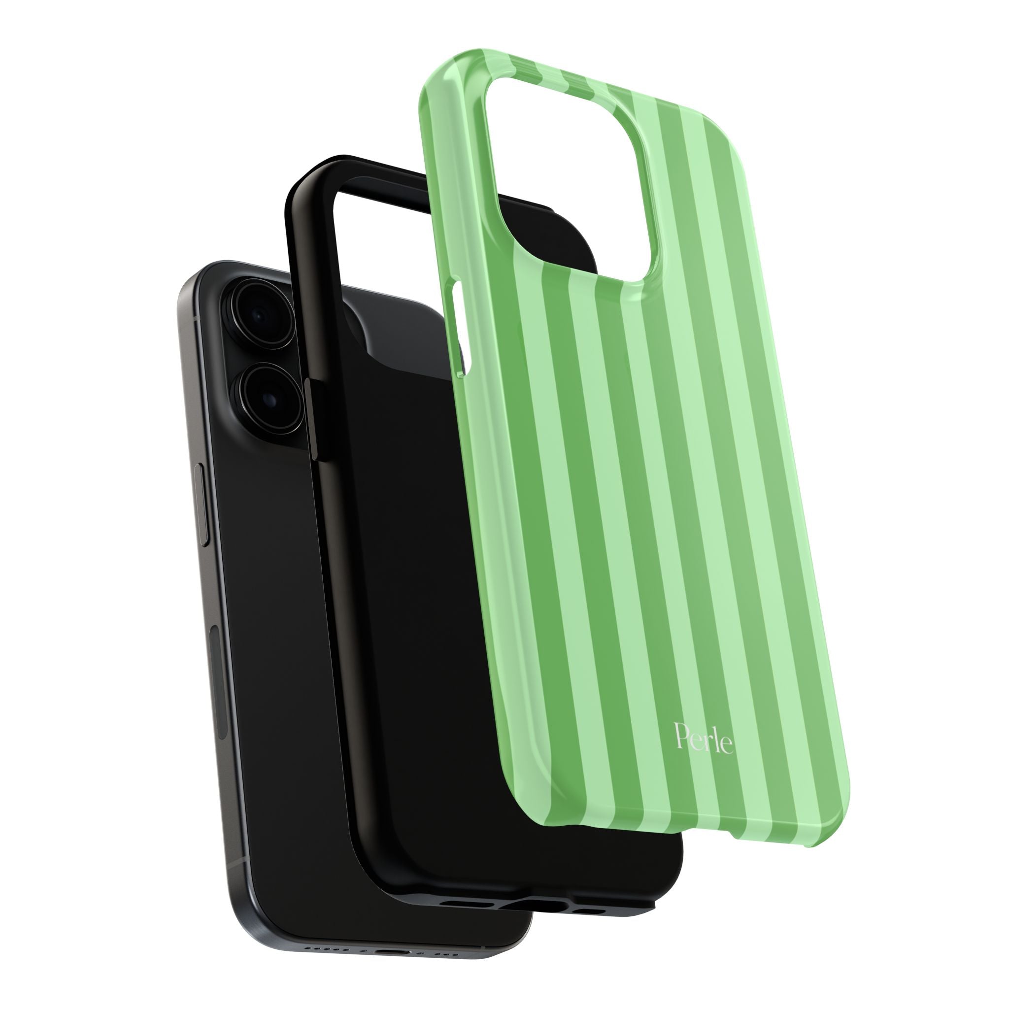 Striped Green Phone Case