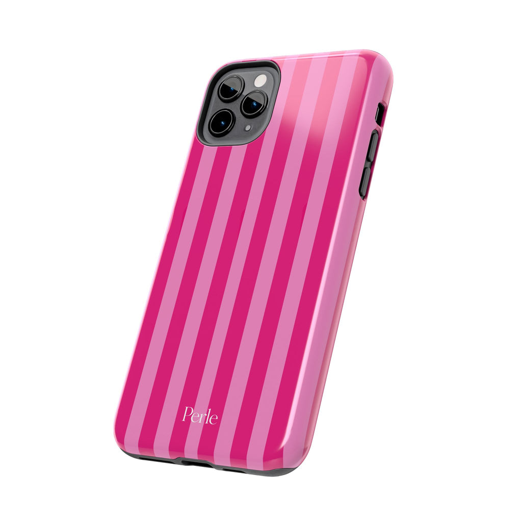Bubblegum Striped Phone Case