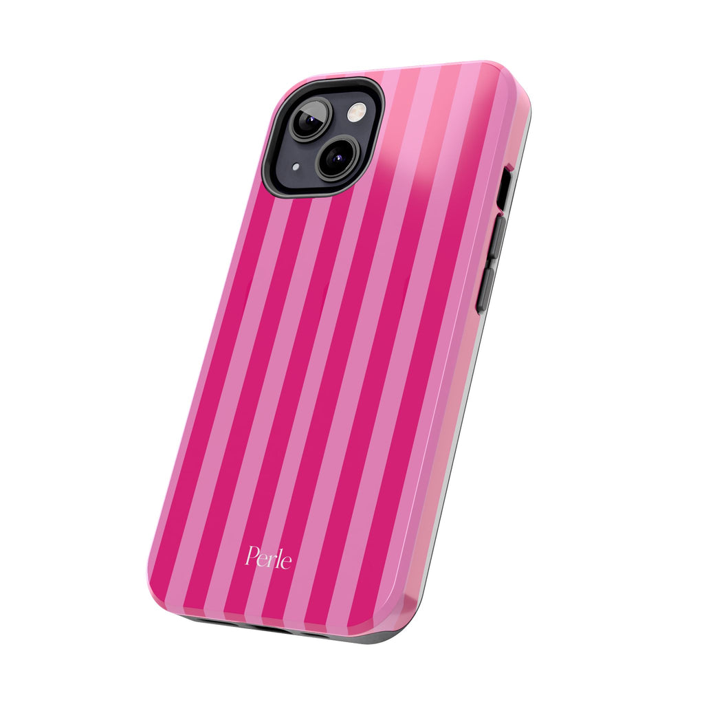Bubblegum Striped Phone Case