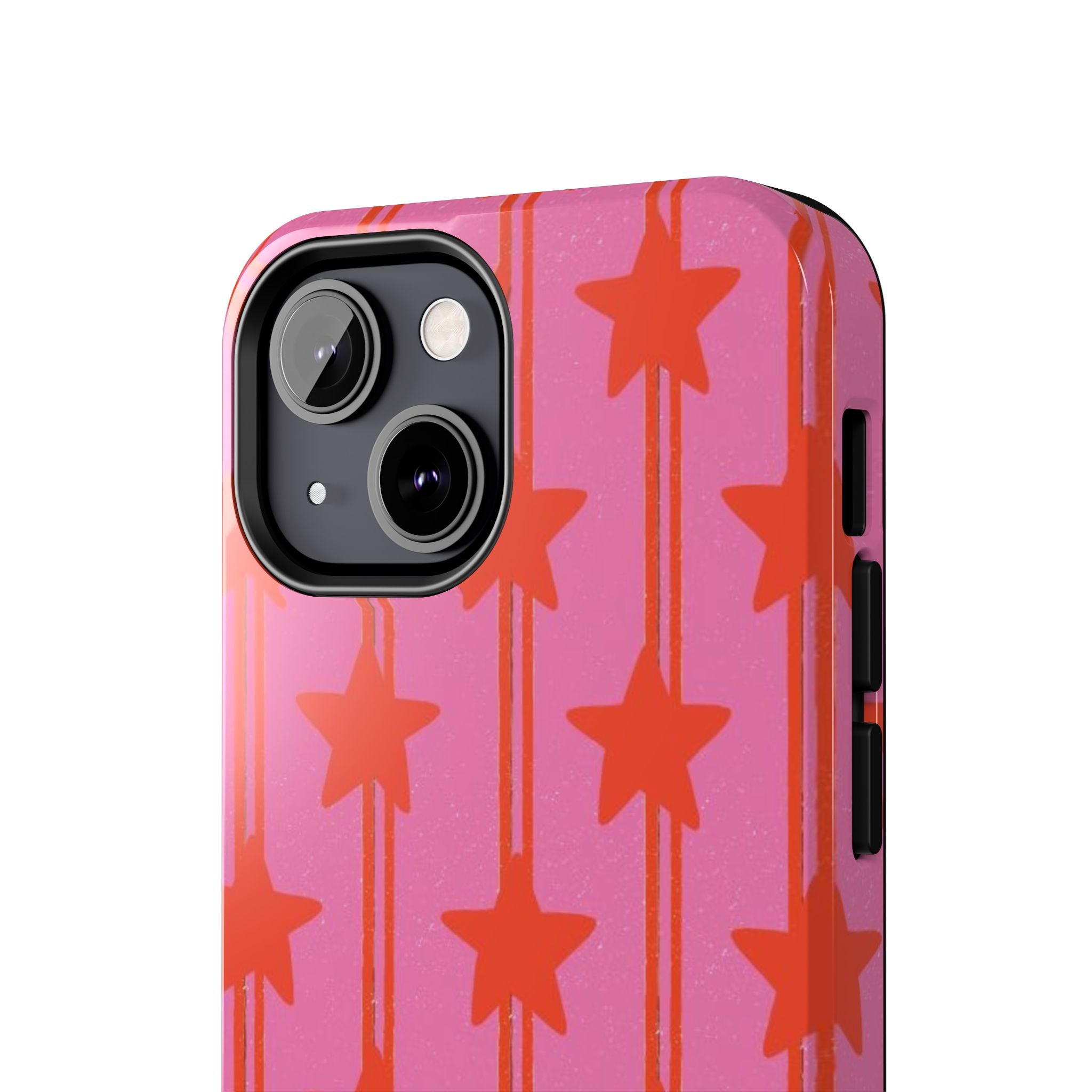 Pink Star Stripe Phone Case