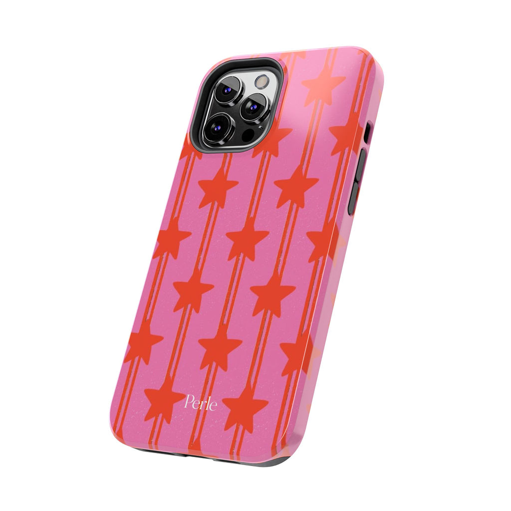 Pink Star Stripe Phone Case