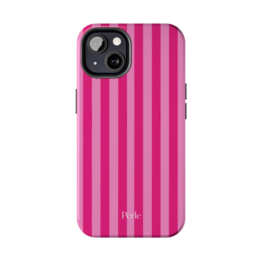 Bubblegum Striped Phone Case