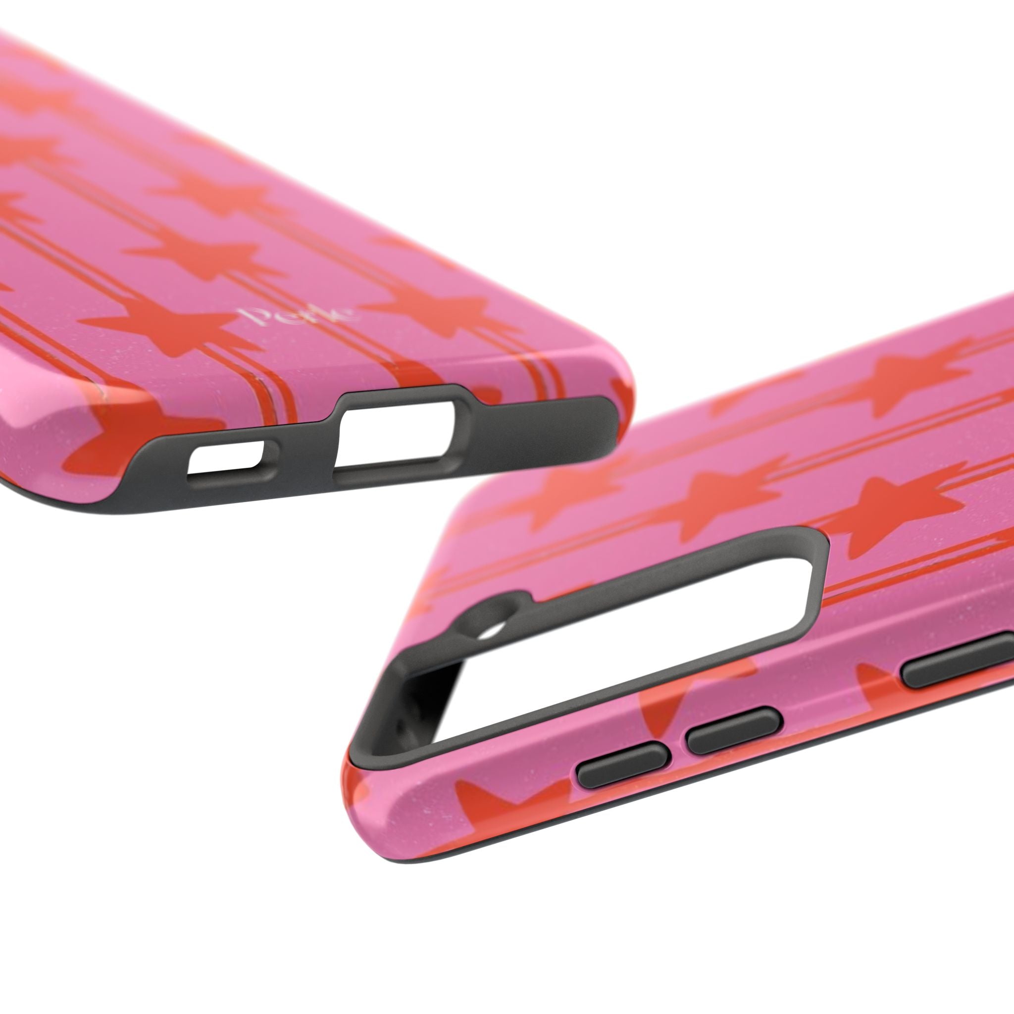Pink Star Stripe Phone Case