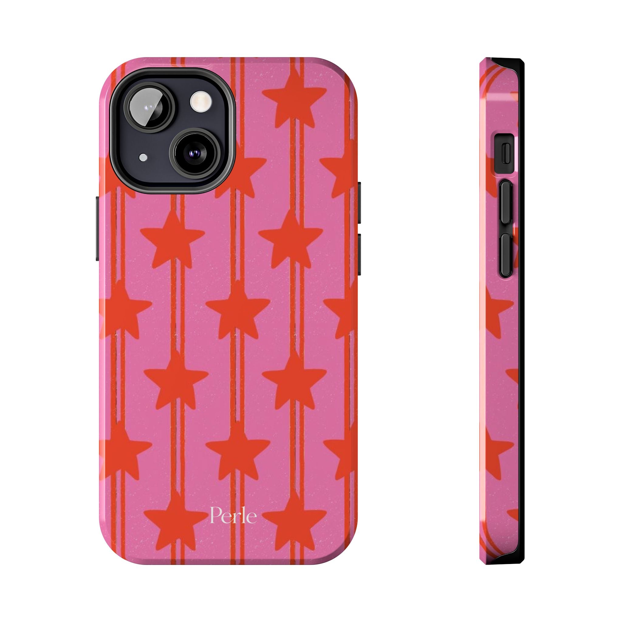 Pink Star Stripe Phone Case