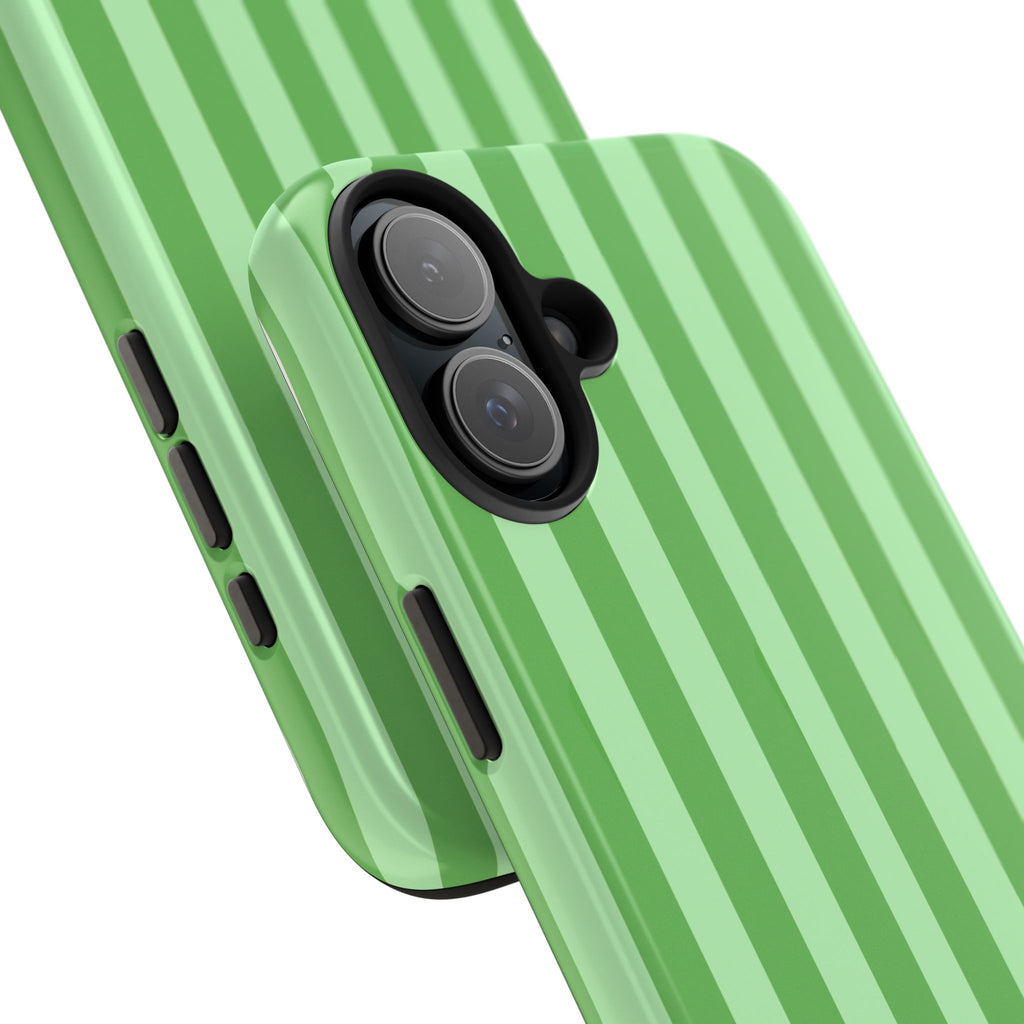 Striped Green Phone Case