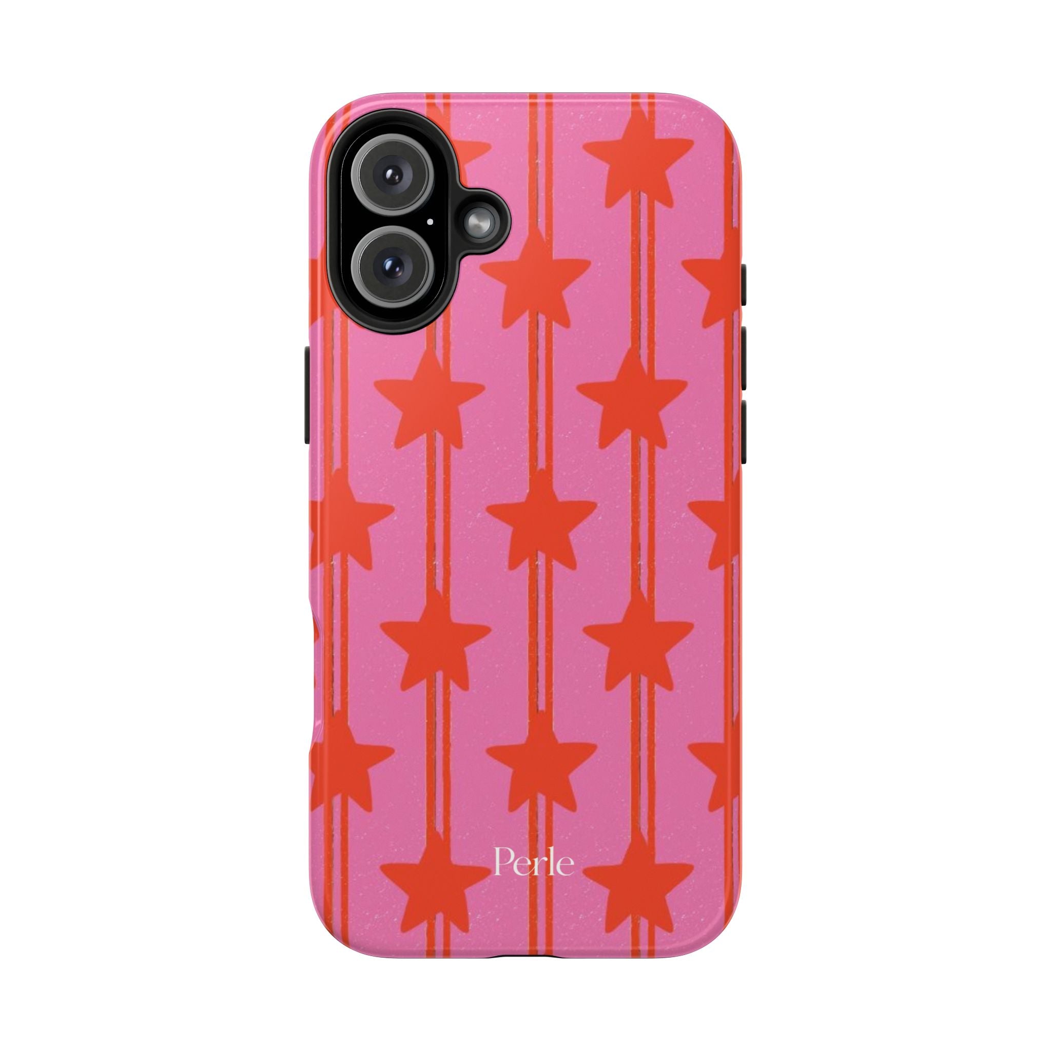 Pink Star Stripe Phone Case
