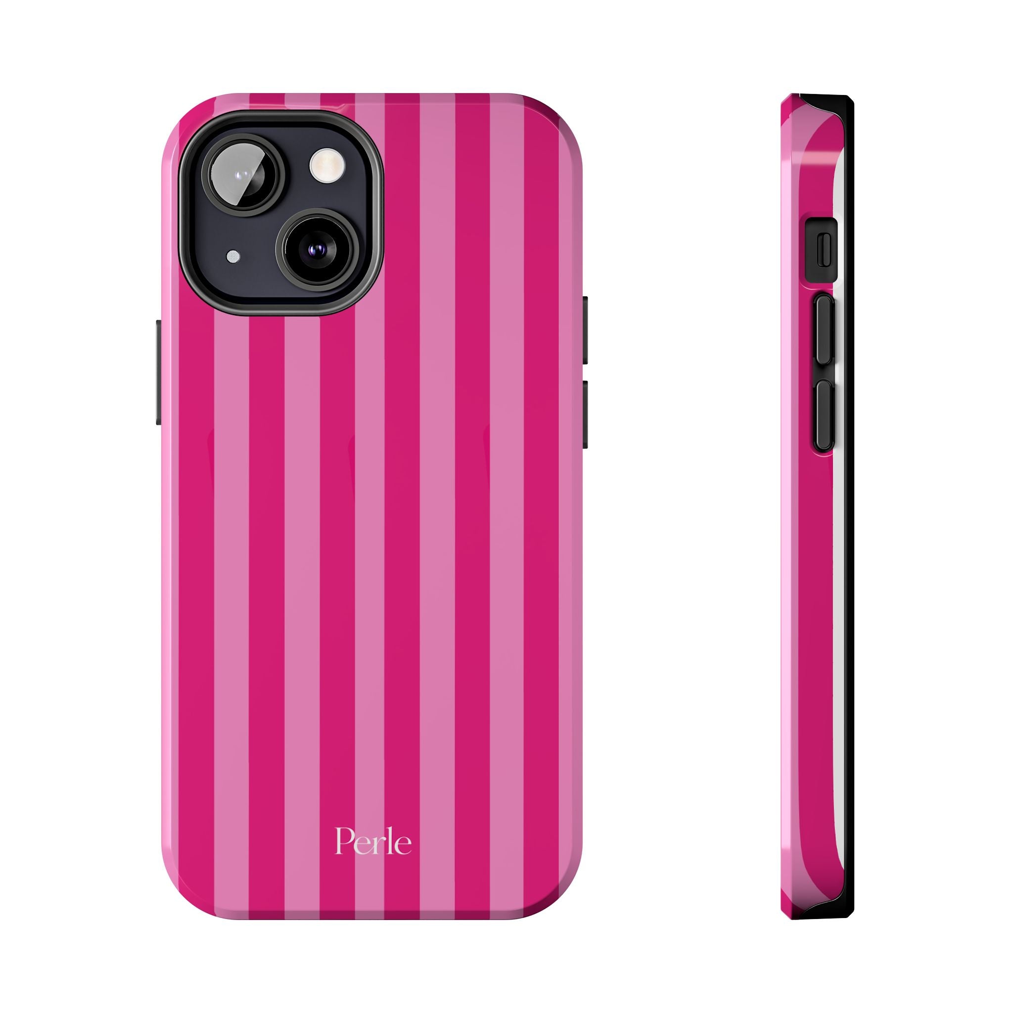 Bubblegum Striped Phone Case