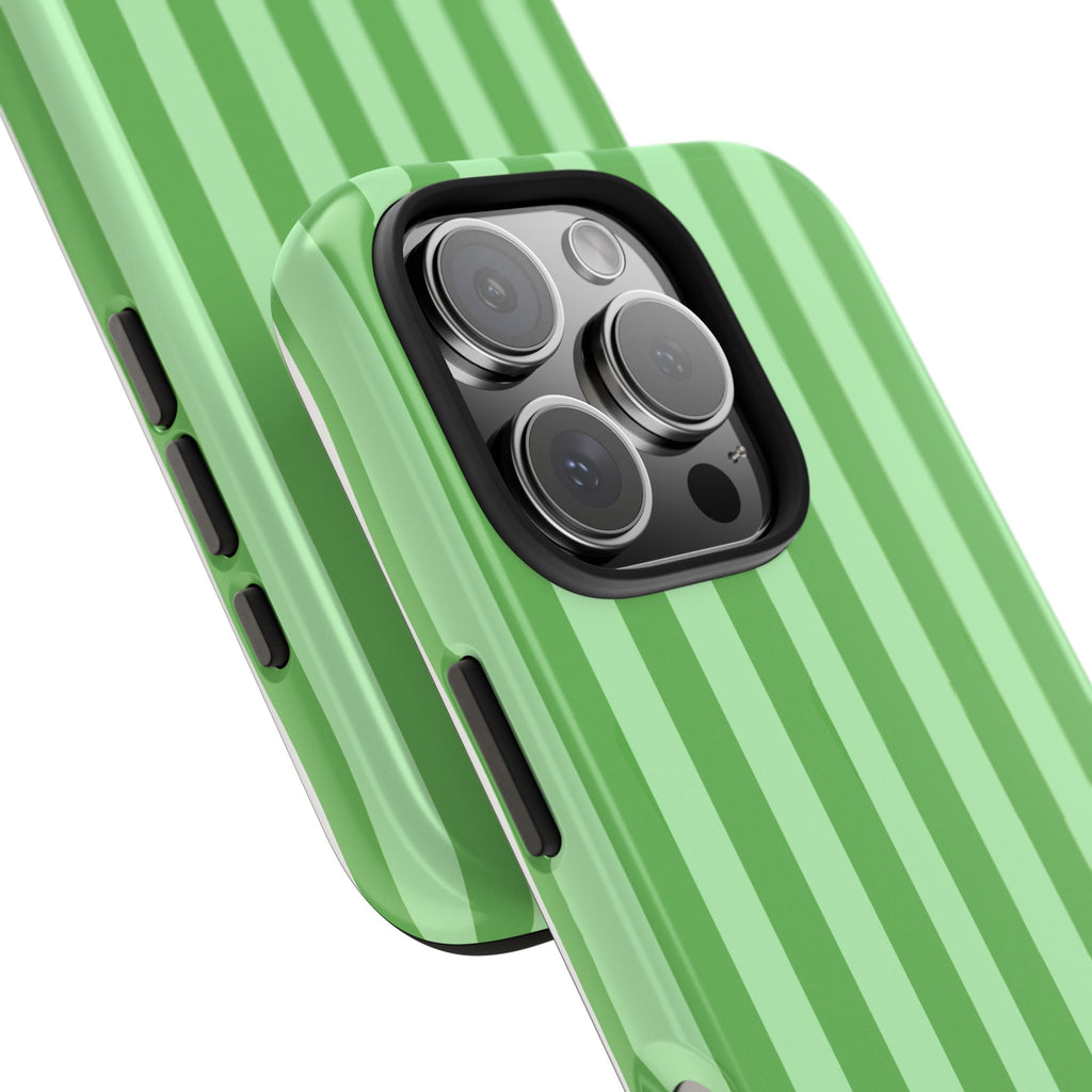 Striped Green Phone Case
