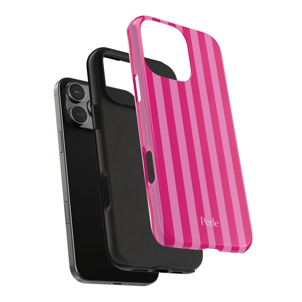 Bubblegum Striped Phone Case