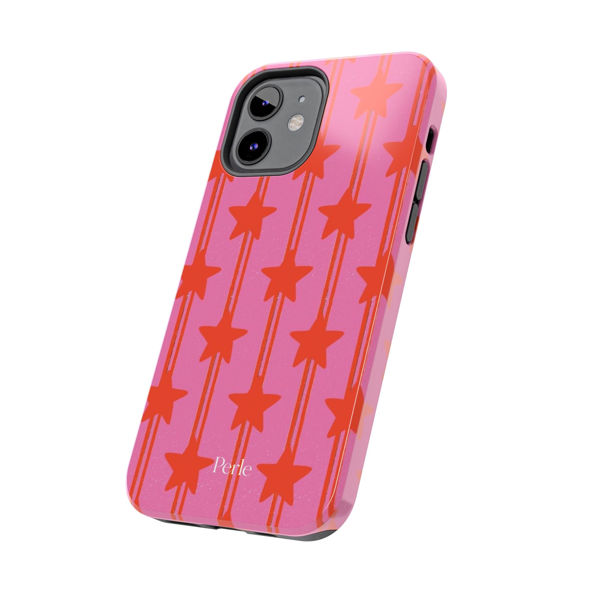 Pink Star Stripe Phone Case