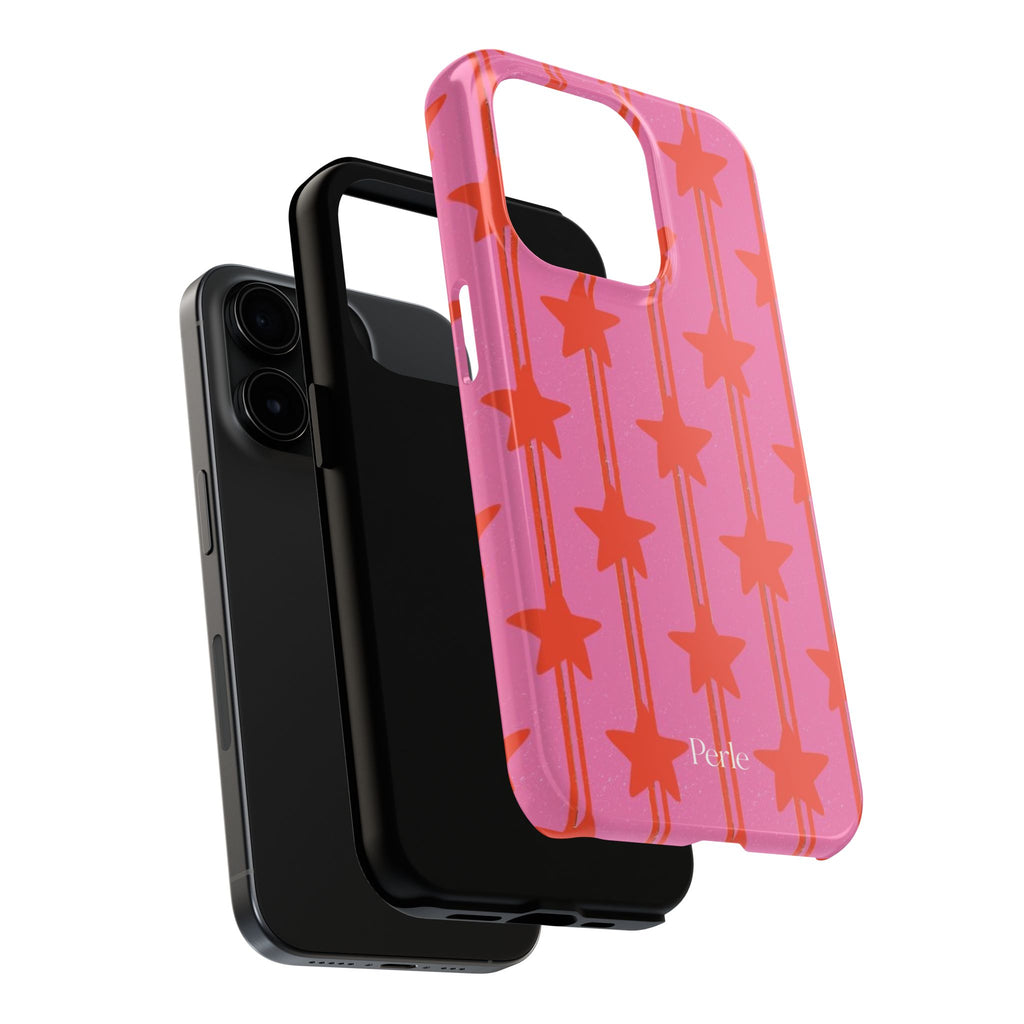 Pink Star Stripe Phone Case