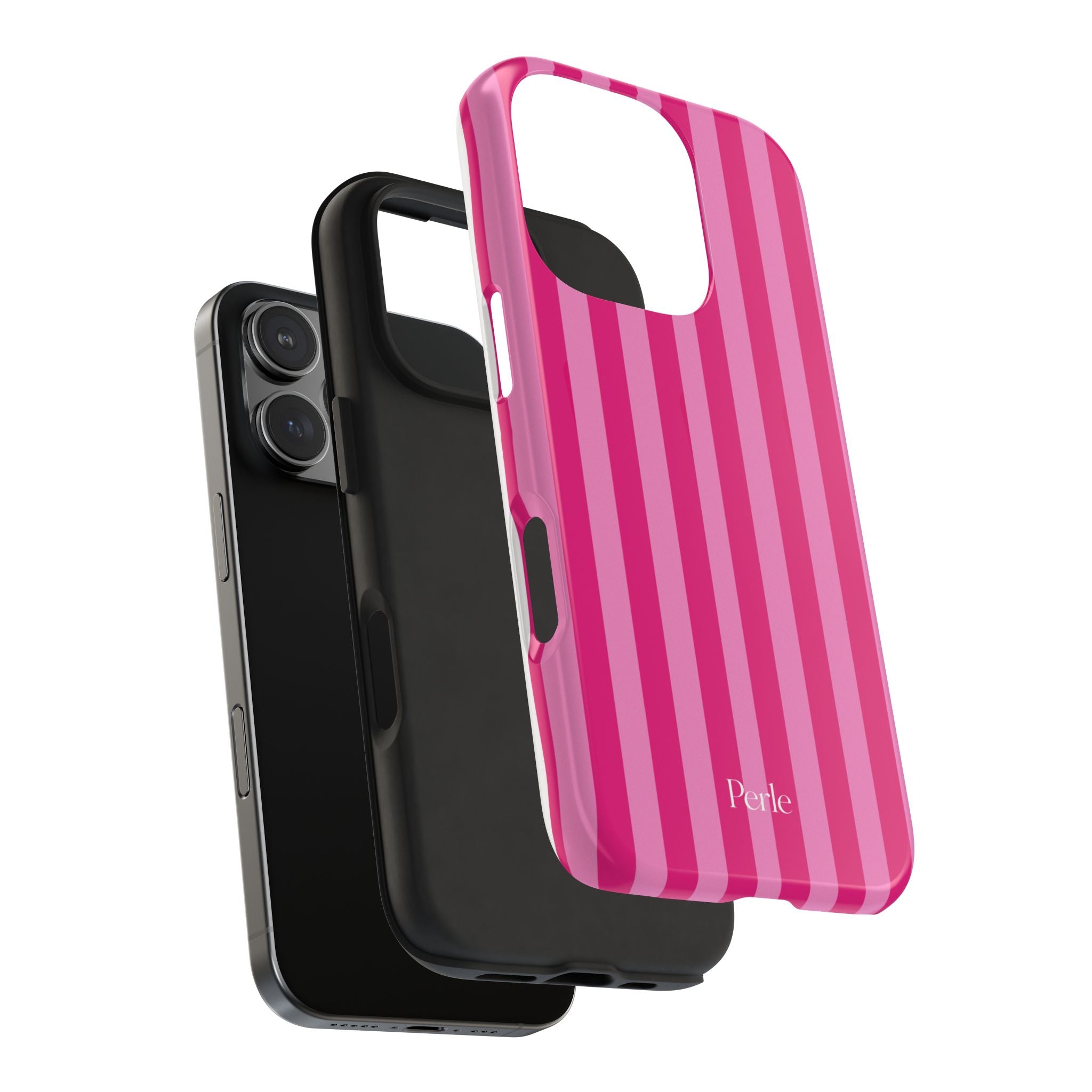 Bubblegum Striped Phone Case