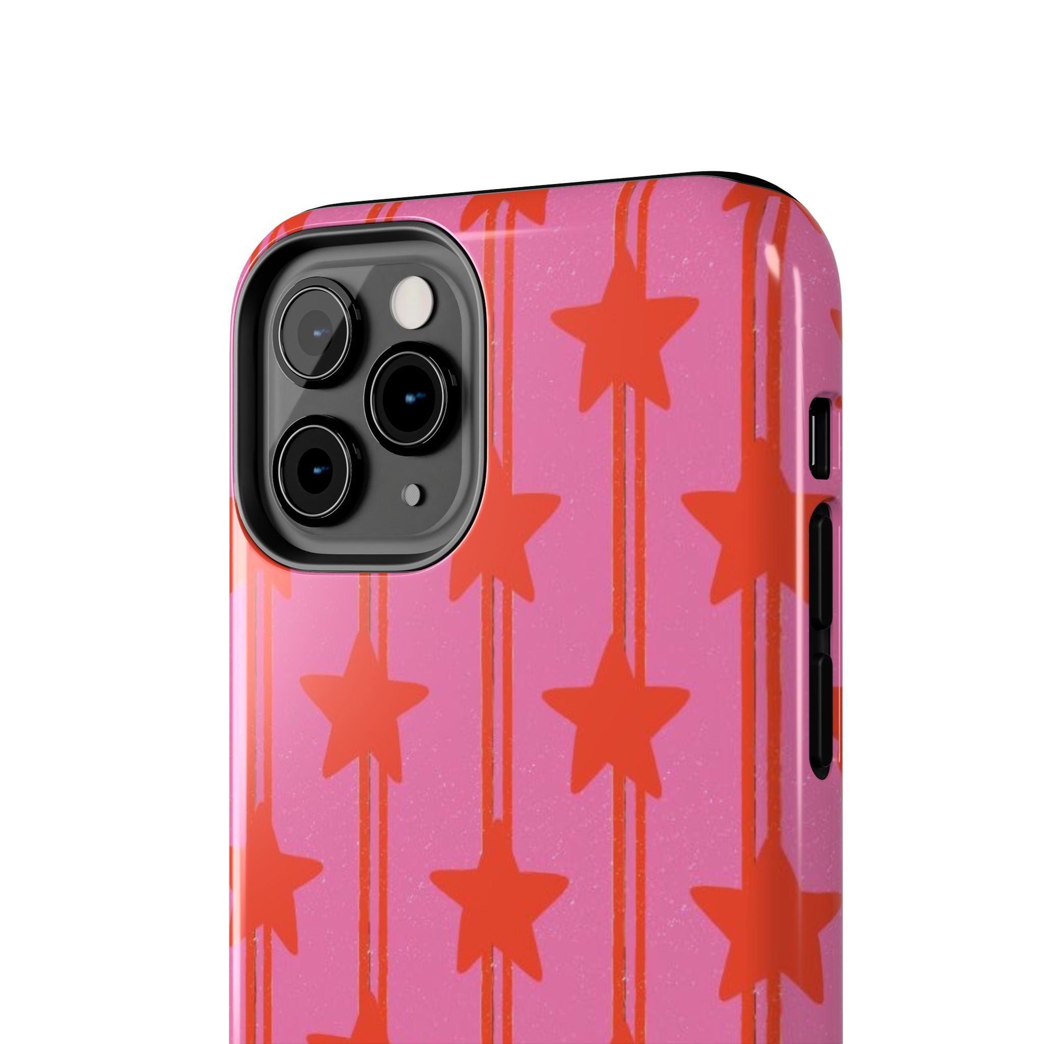 Pink Star Stripe Phone Case