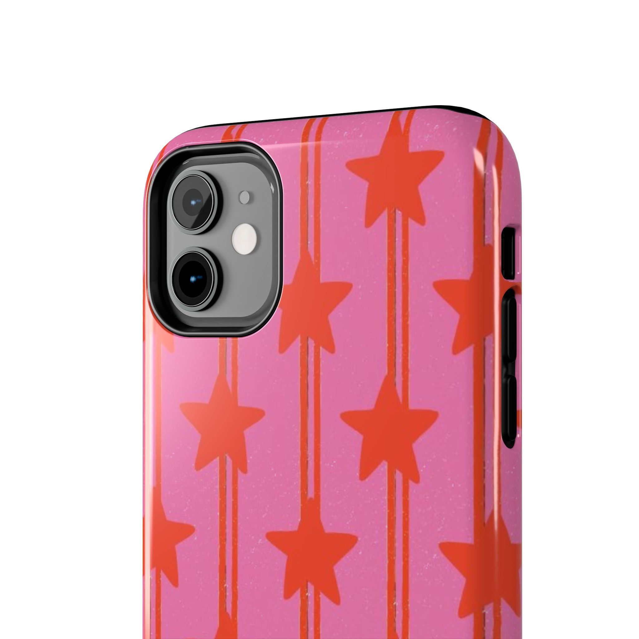 Pink Star Stripe Phone Case