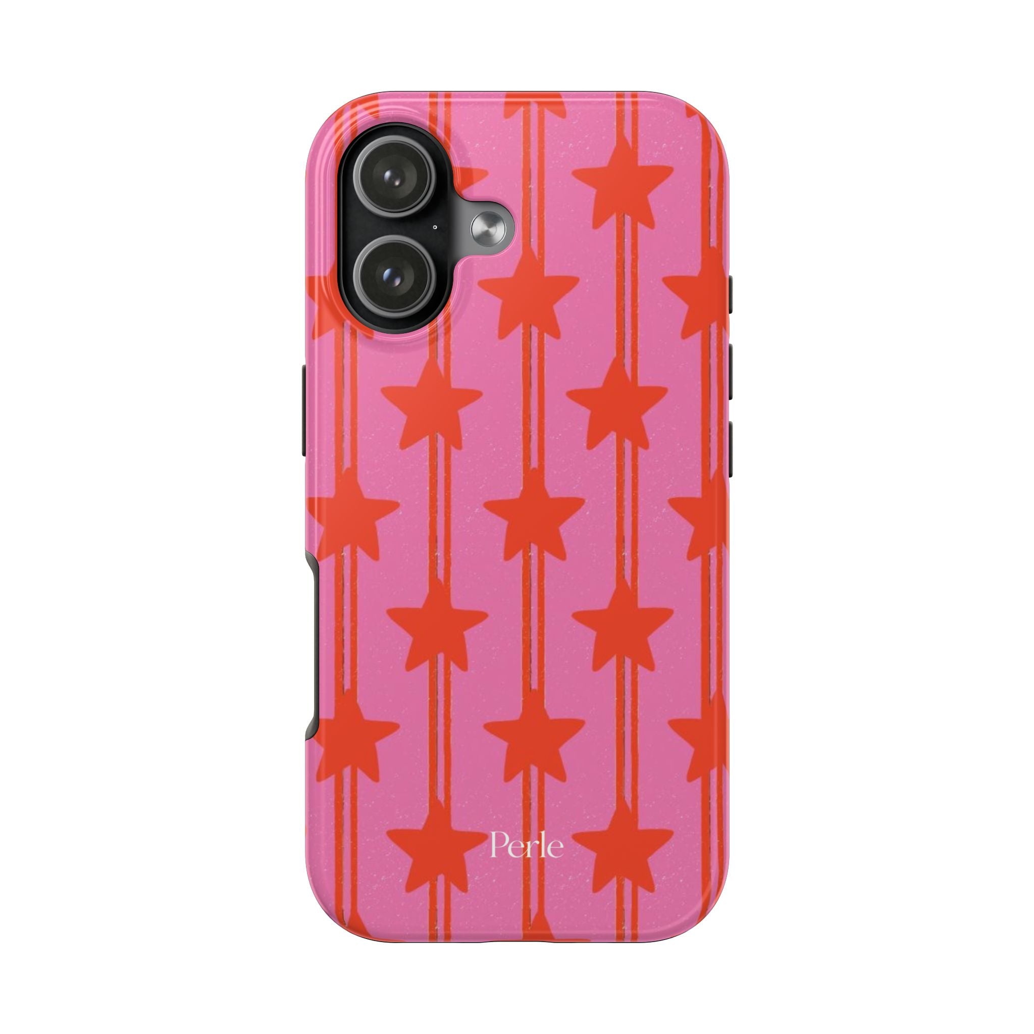Pink Star Stripe Phone Case