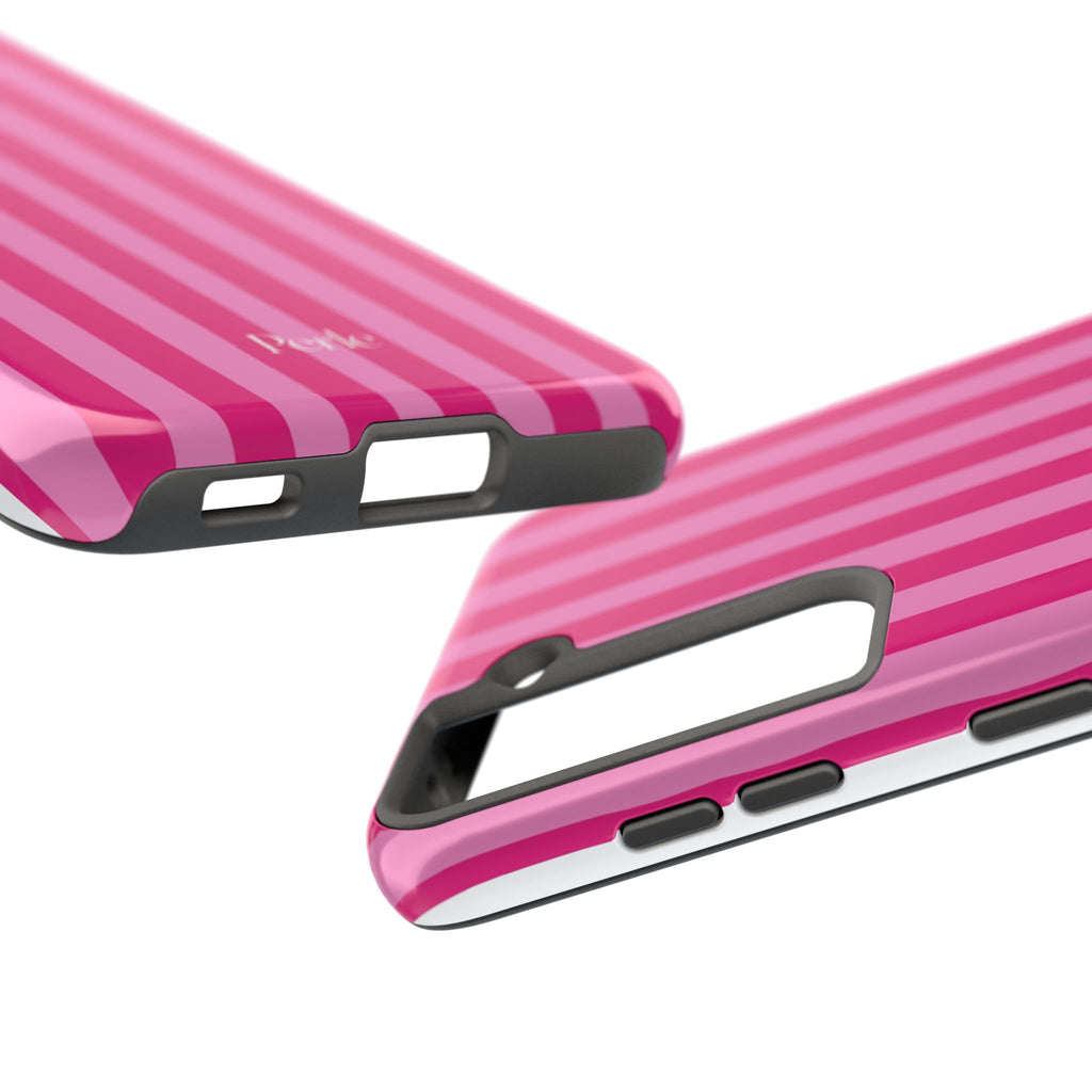 Bubblegum Striped Phone Case