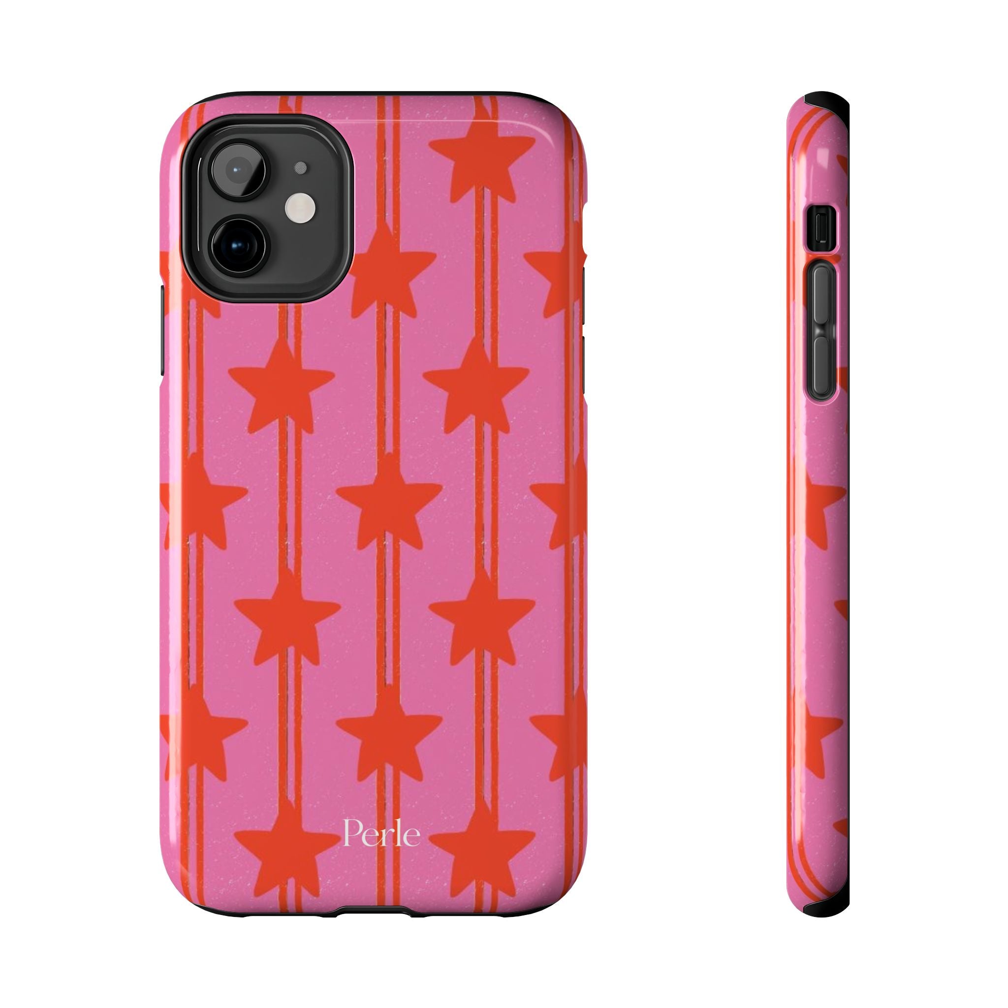Pink Star Stripe Phone Case