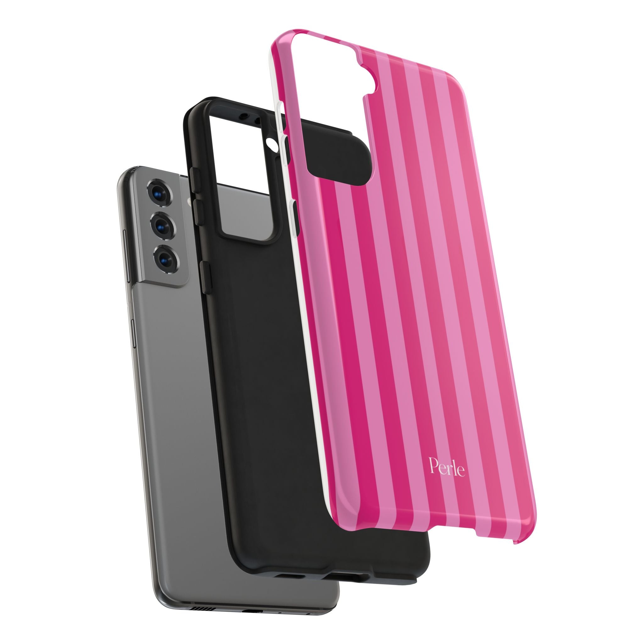 Bubblegum Striped Phone Case