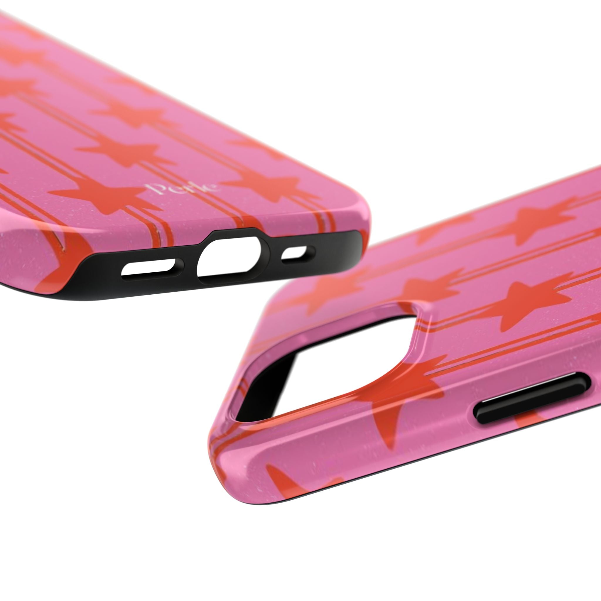 Pink Star Stripe Phone Case