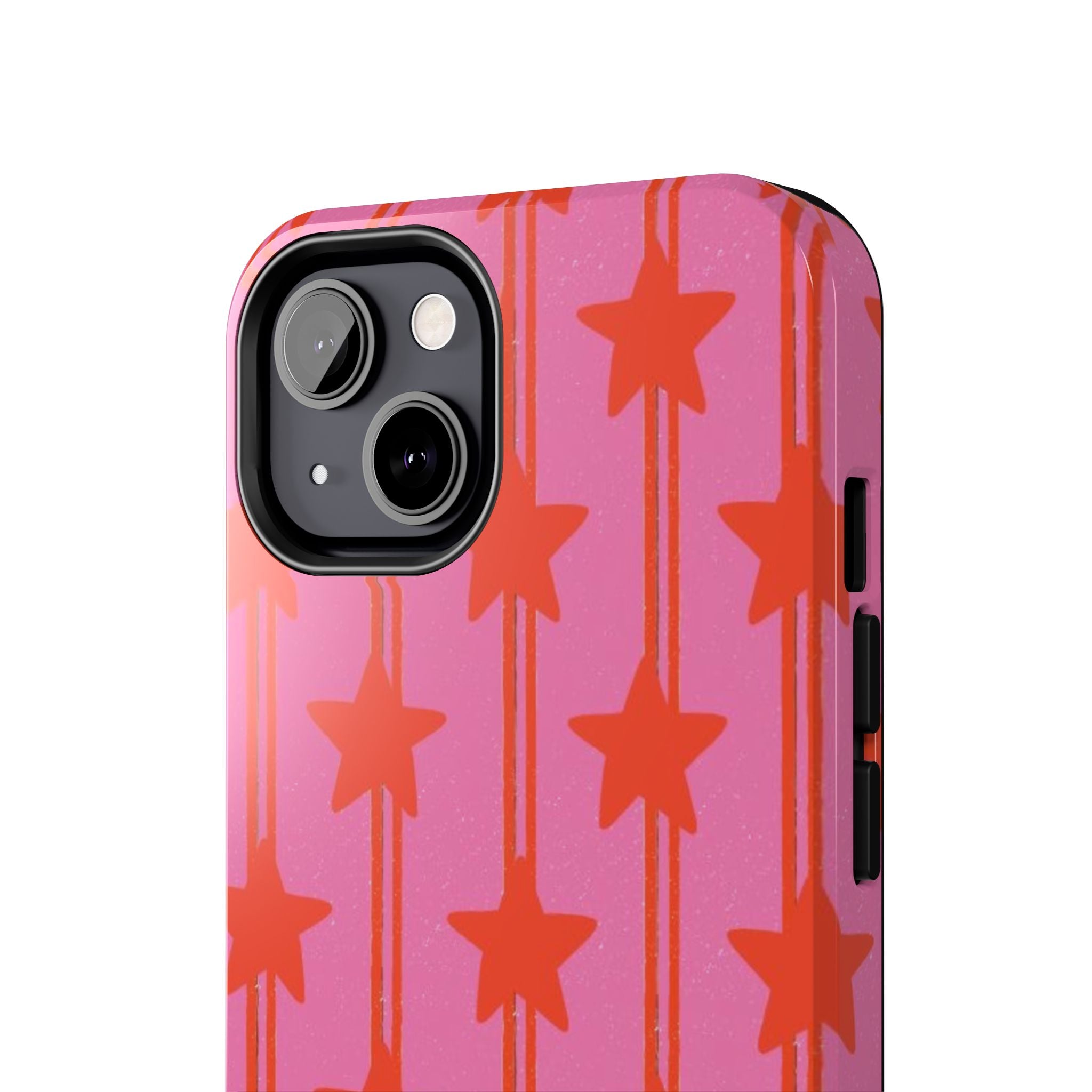 Pink Star Stripe Phone Case