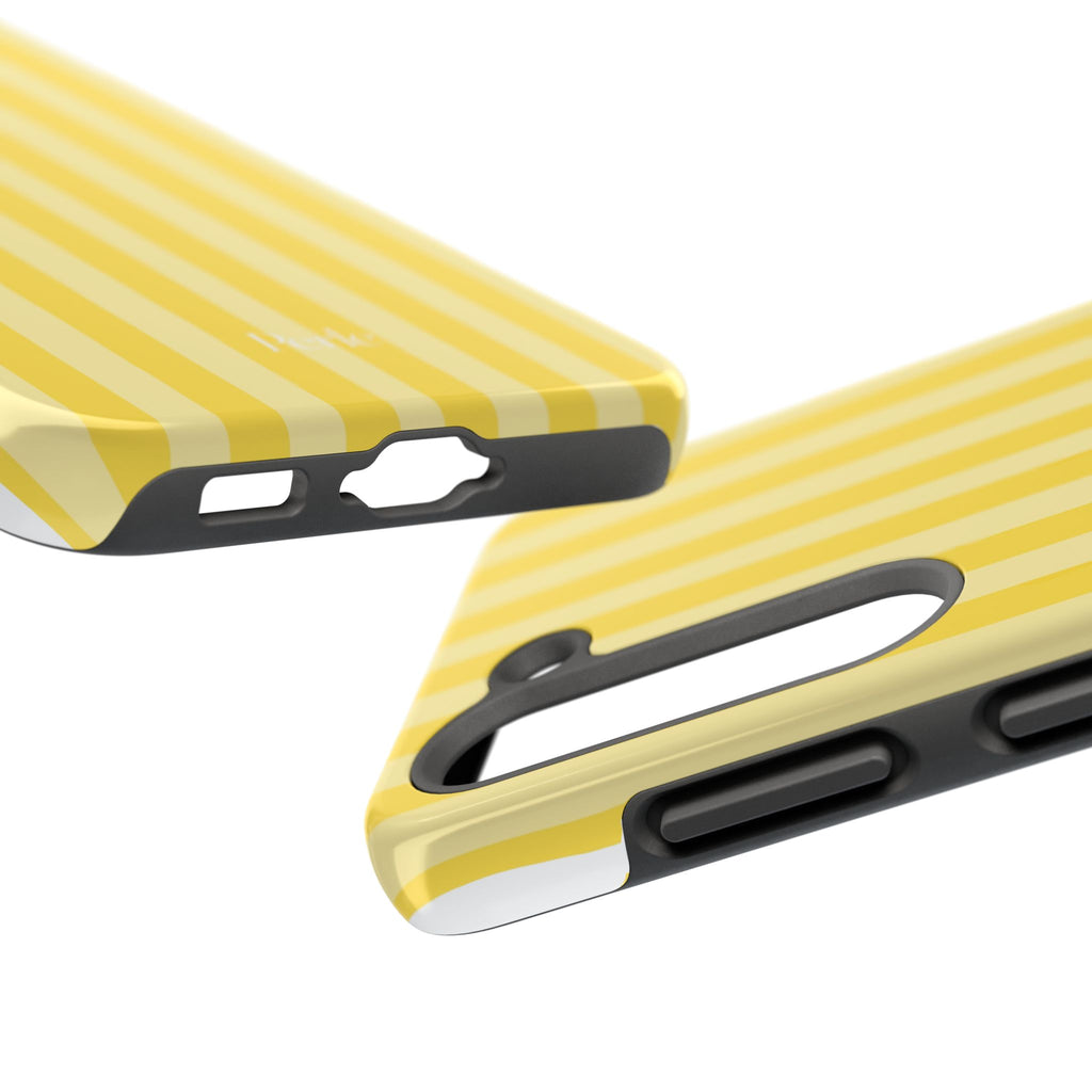 Striped Yellow Phone Case