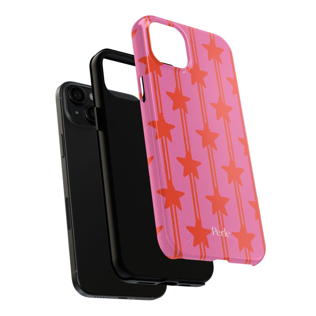 Pink Star Stripe Phone Case