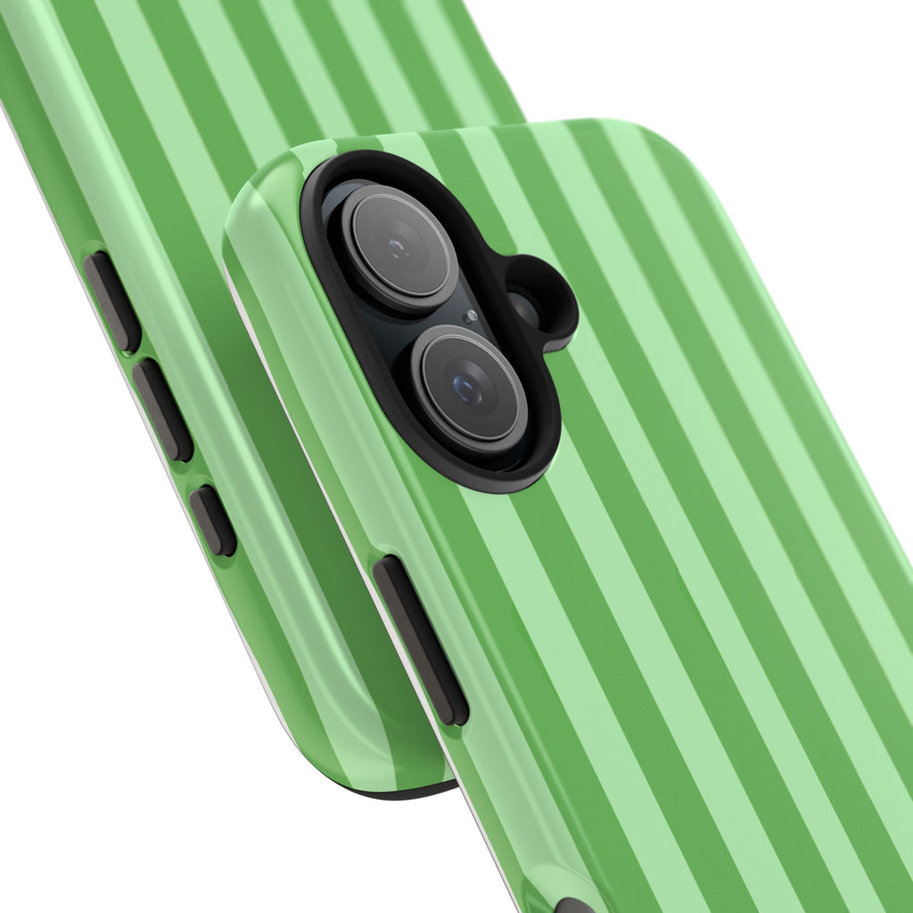 Striped Green Phone Case