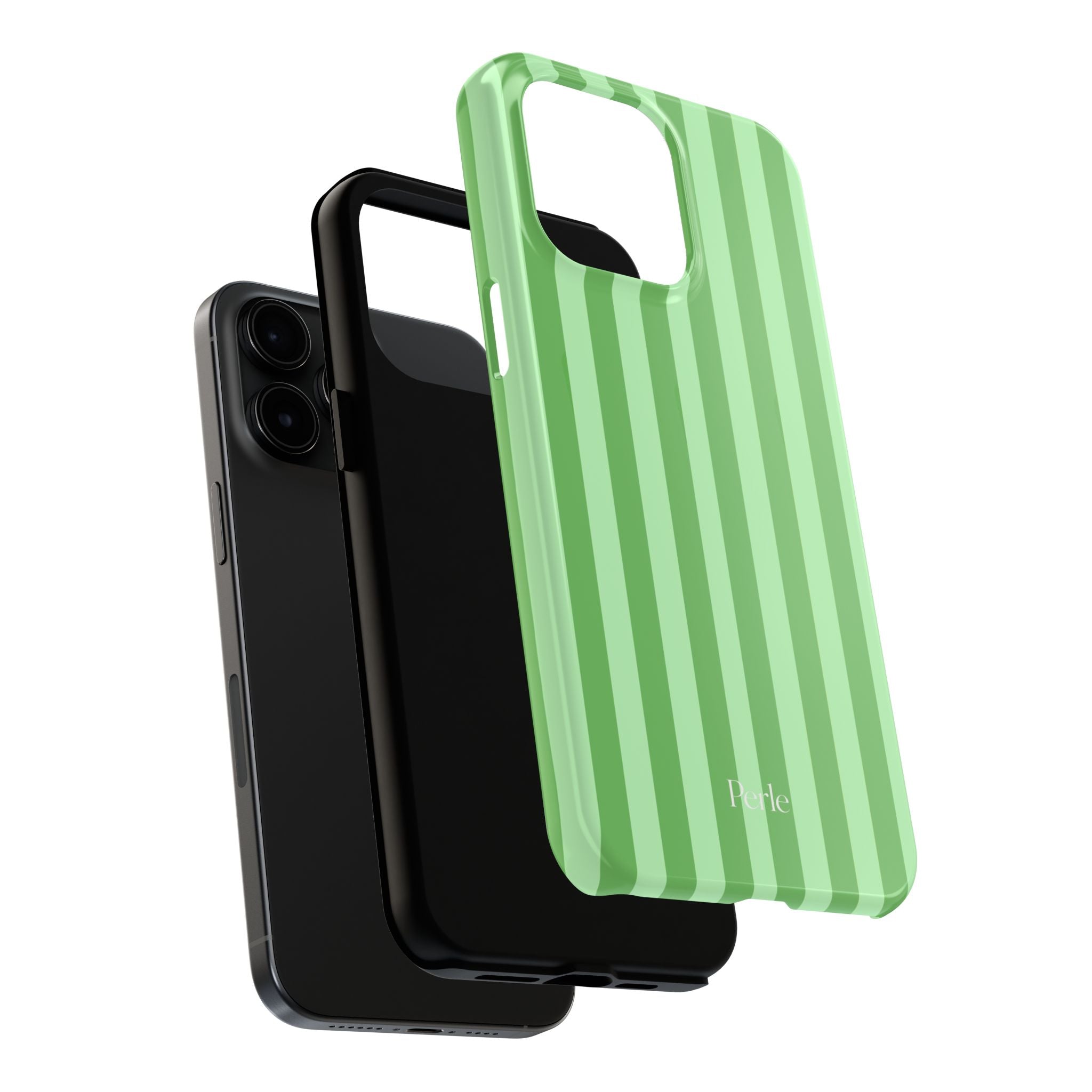Striped Green Phone Case