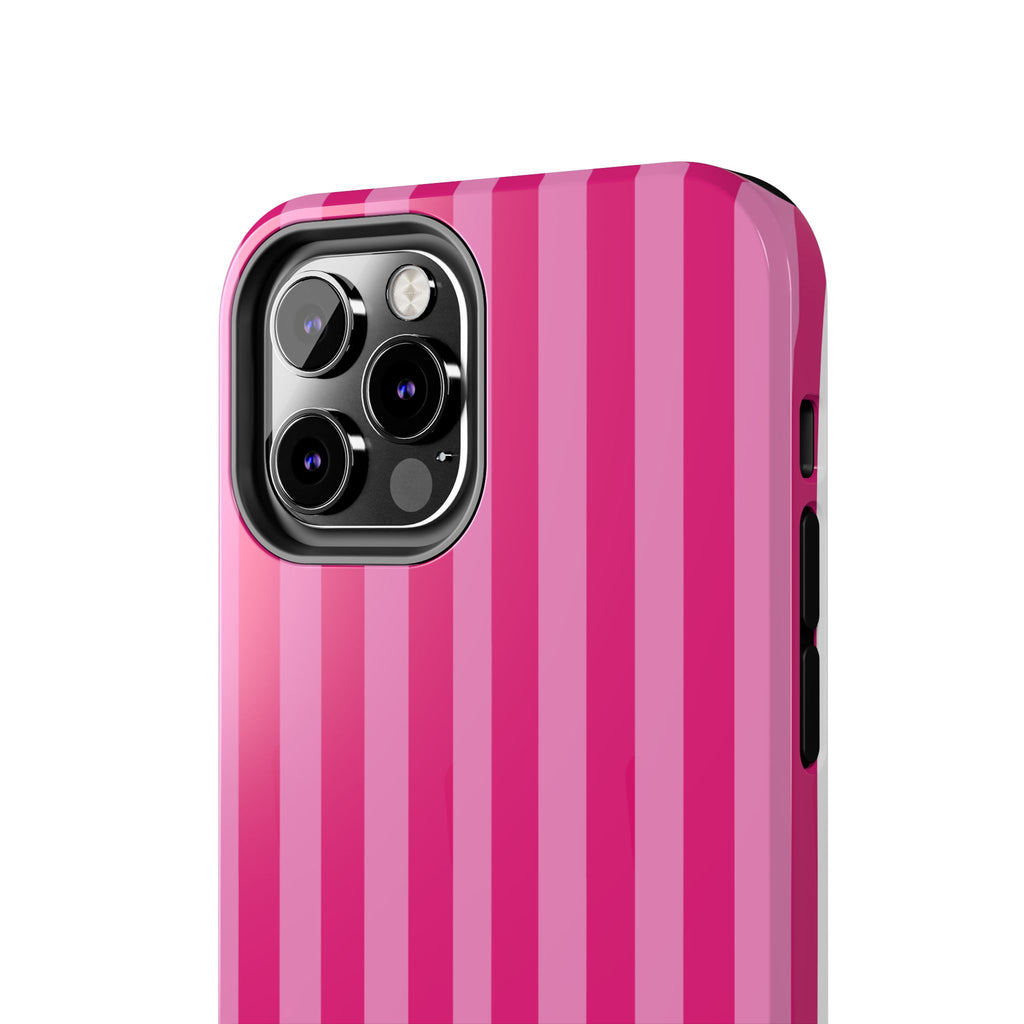Bubblegum Striped Phone Case