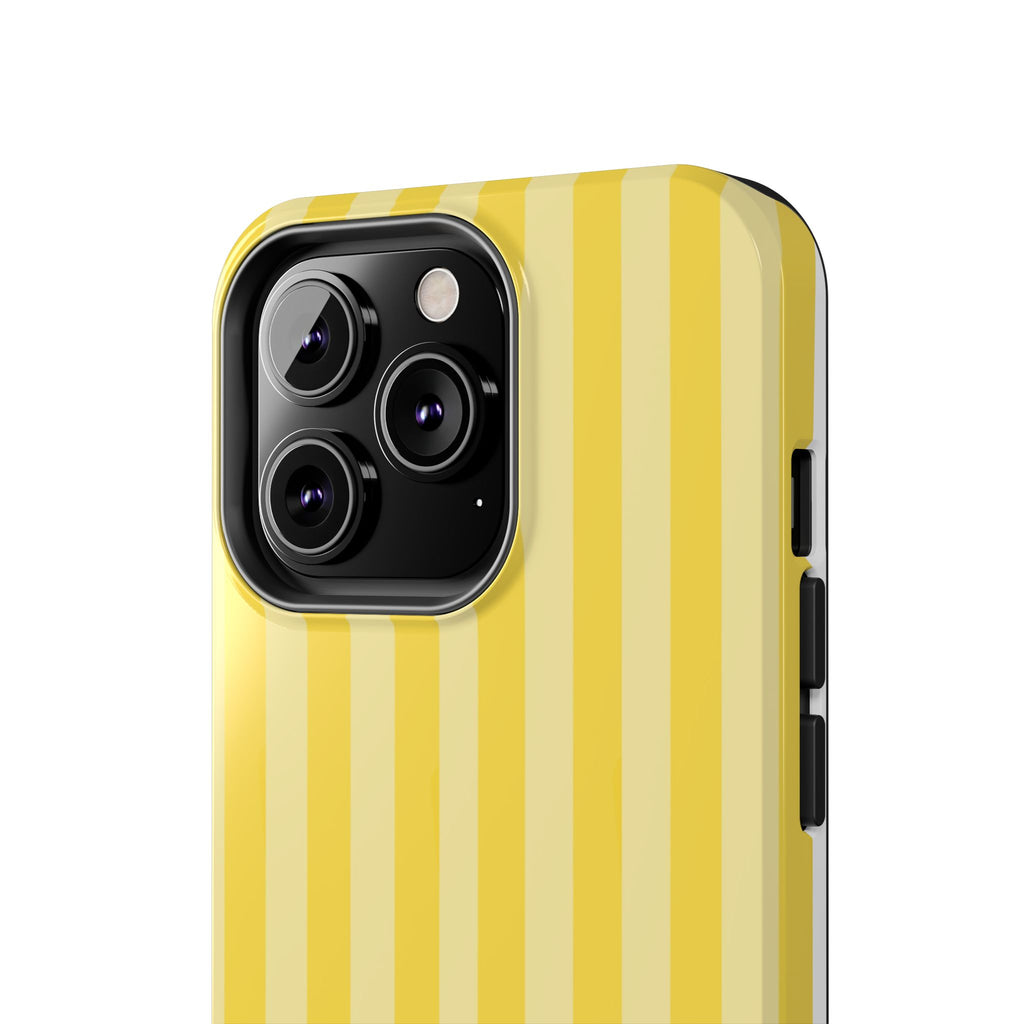Striped Yellow Phone Case