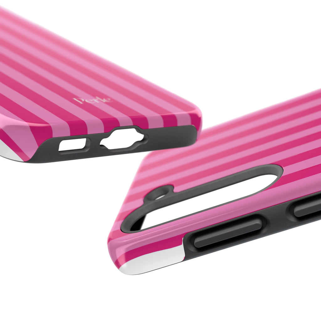 Bubblegum Striped Phone Case