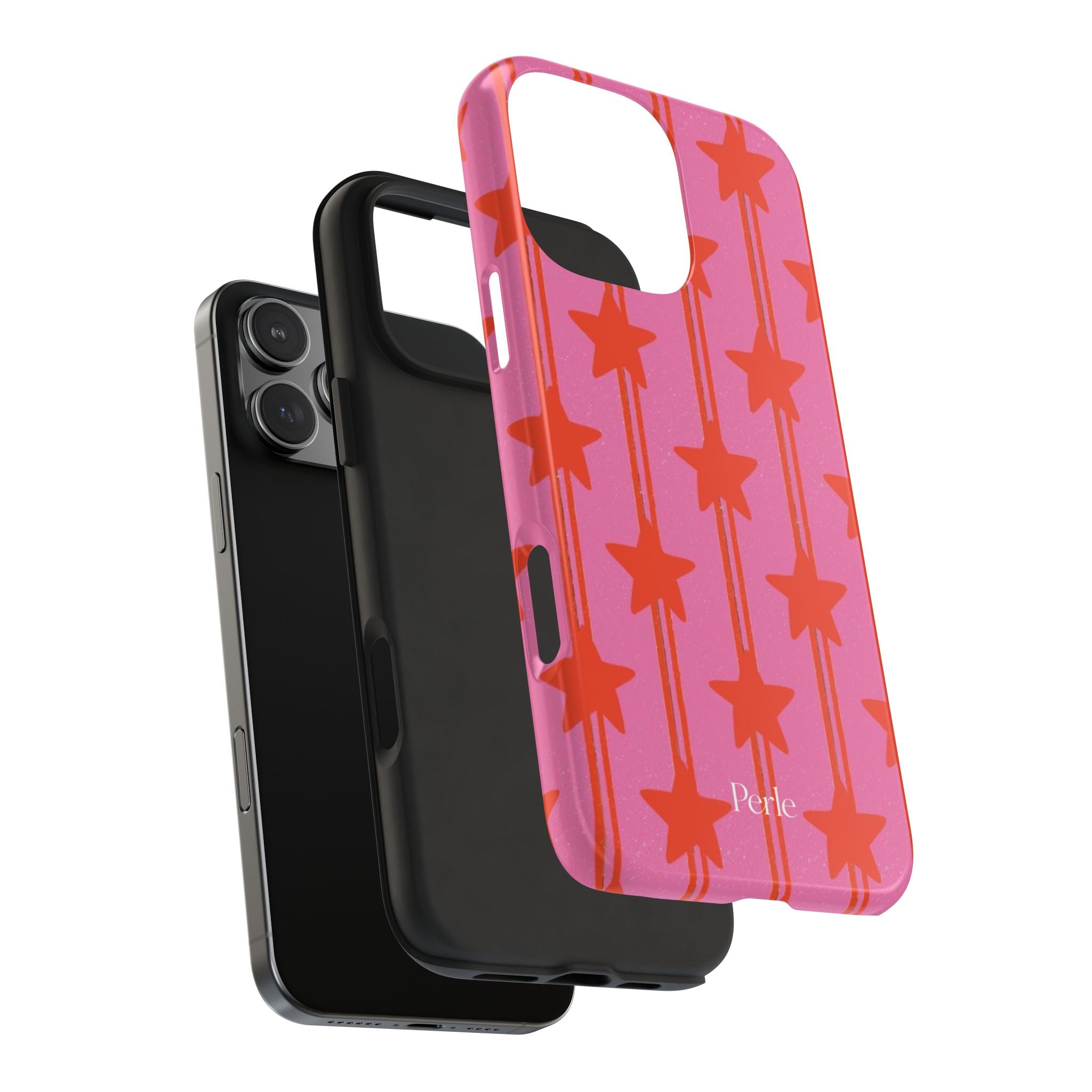 Pink Star Stripe Phone Case