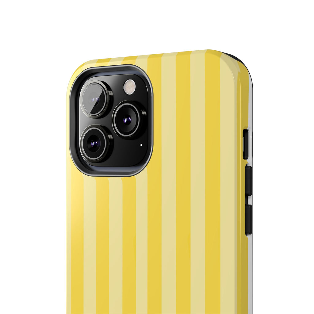 Striped Yellow Phone Case