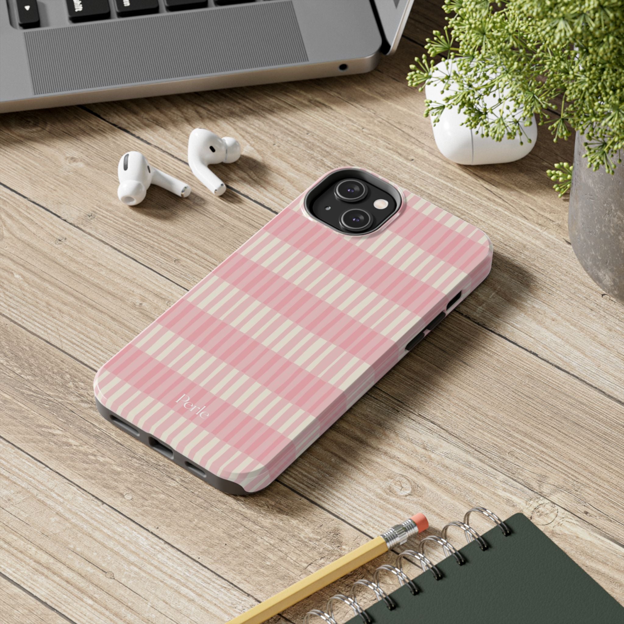 Pink Gingham Phone Case