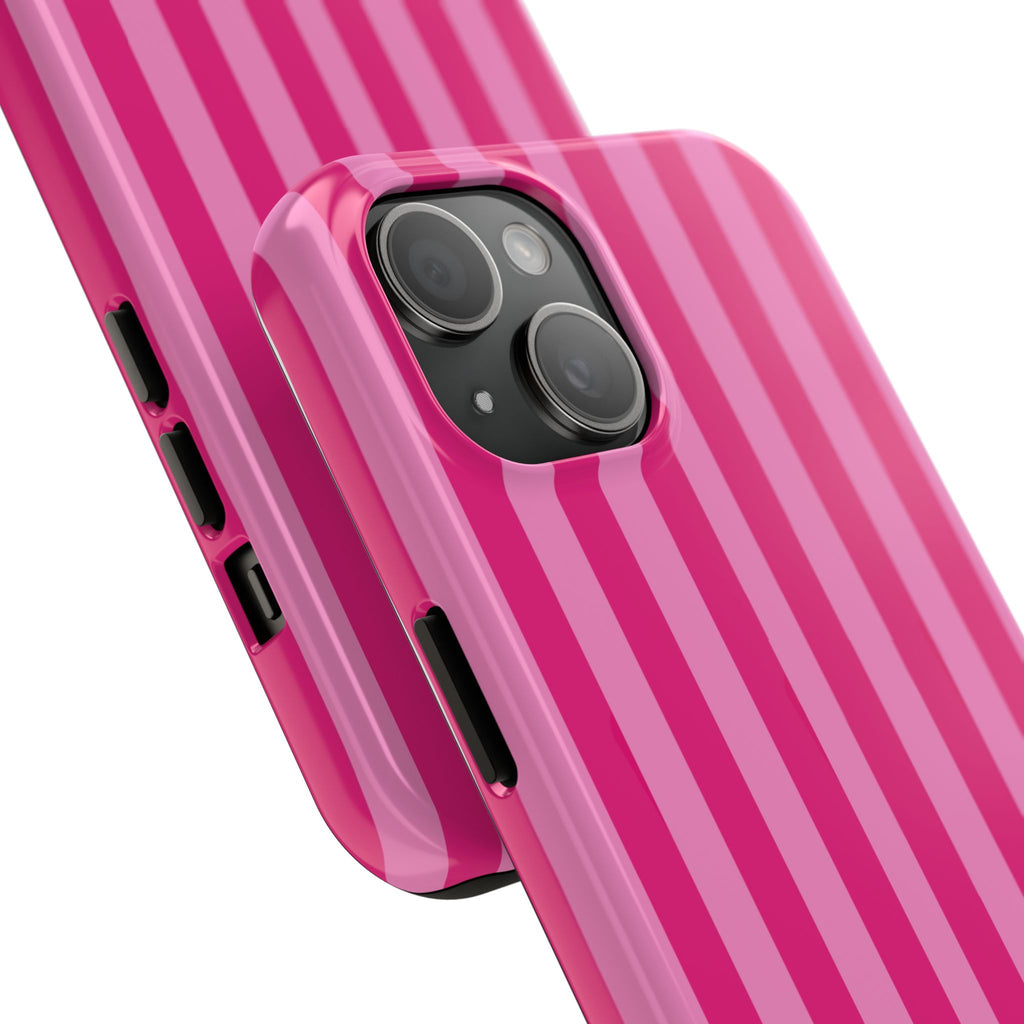 Bubblegum Striped Phone Case