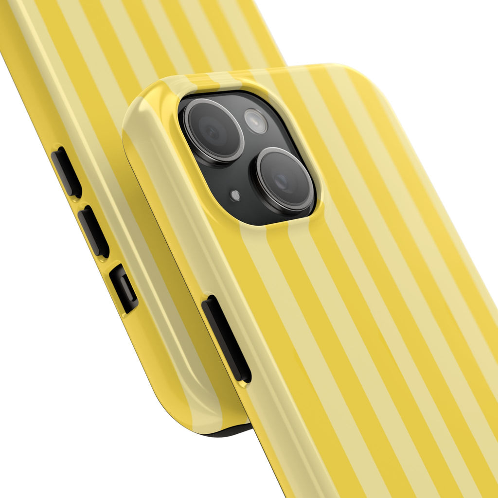 Striped Yellow Phone Case