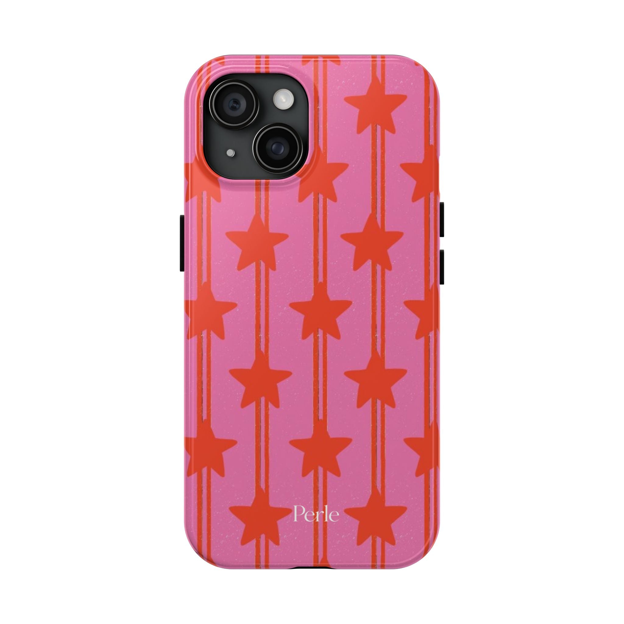 Pink Star Stripe Phone Case