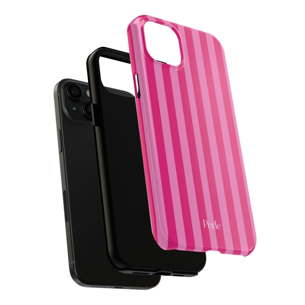 Bubblegum Striped Phone Case