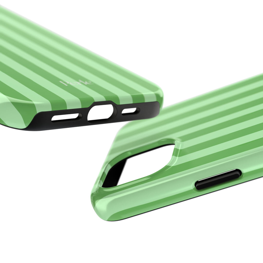 Striped Green Phone Case