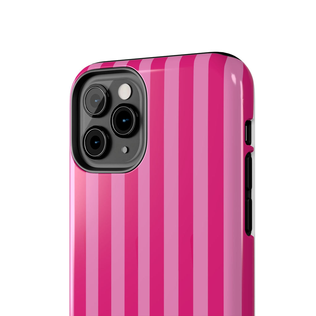 Bubblegum Striped Phone Case