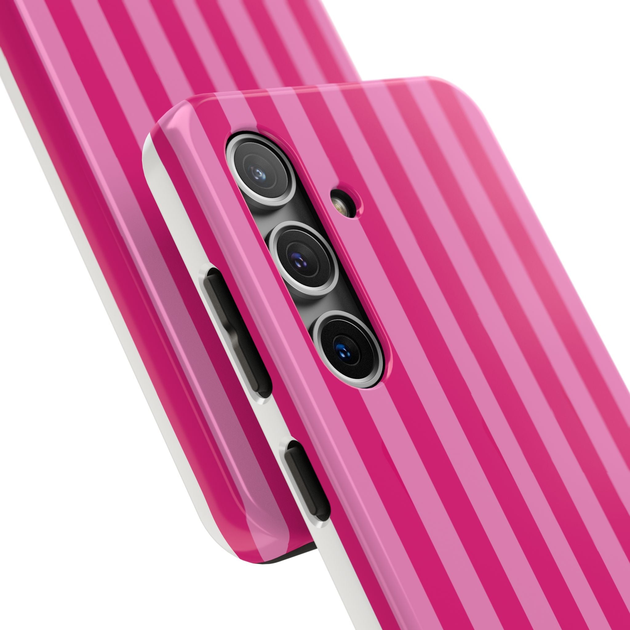 Bubblegum Striped Phone Case