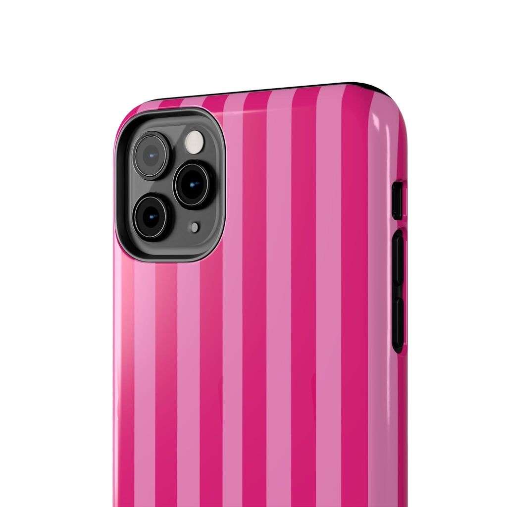 Bubblegum Striped Phone Case