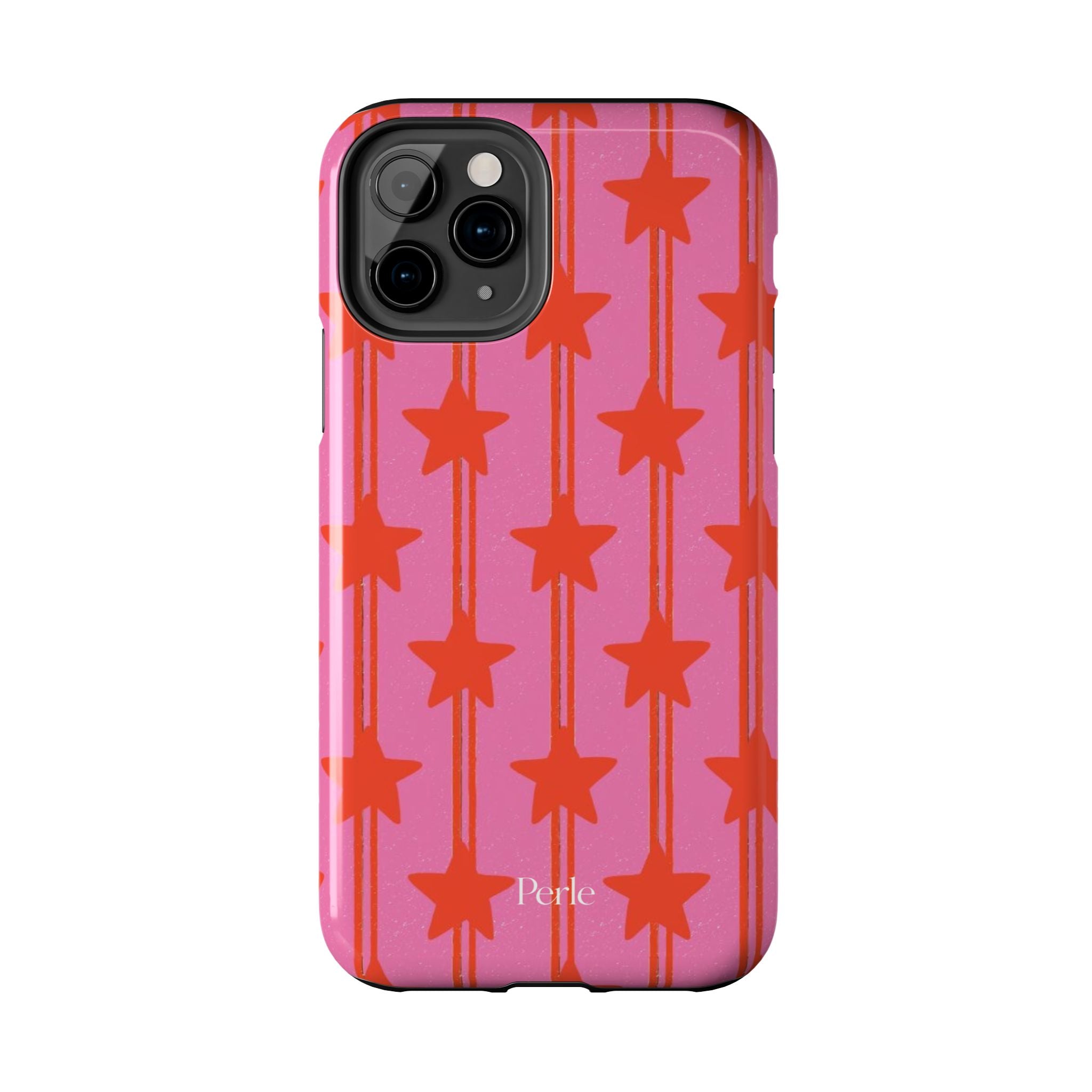 Pink Star Stripe Phone Case