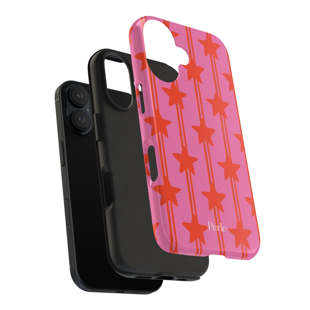 Pink Star Stripe Phone Case